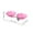 Pink, variant on Double-Layer Flower Soap Dish Set Cute Wall-Mounted Lotus Shape Soap Rack,Punch-Free Self-Draining Soap Holder Sponge Holder Storage Rack for Bathroom Bathtub Kitchen Shower Spaces