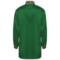 thumbnail image 4 of vastwit Kids Boys Indian Traditional Kurtan Top Silky Satin Long Sleeve Button Down Formal Dress Shirts Dark Green 6, 4 of 5