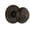 Bronze, variant on Grandeur 809445 Soleil Solid Brass Single Dummy Door Knob - Brass