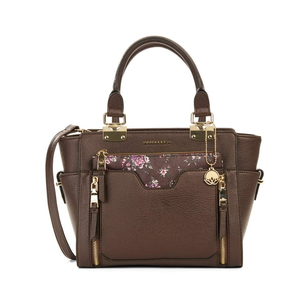 Big Buddha Big Buddha Satchel With Floral Printed Purse