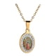 thumbnail image 3 of 6 Collares Con Colgante De María, Elegante Colgante Con Dije De María Para Mujeres Y Hombres, Dorado, 3 of 8
