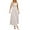 D White, variant on Adeawade Winter Dresses For Women Dress Square Neck Long Sleeveless Maxi Dress For Outing Spring Summer Fall Flowy Solid Color Strap Dress Black L