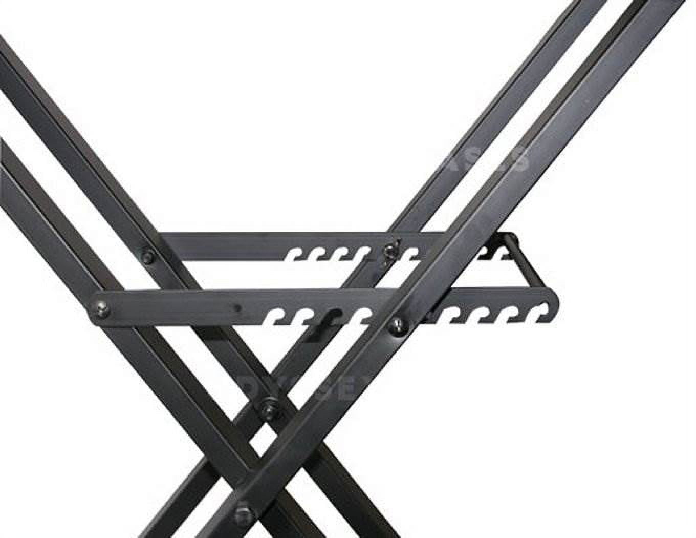 NEW! Odyssey Cases LTBXS2 DJ Coffin/Keyboard/Laptop Folding Dual Tier X-Stand