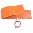thumbnail image 3 of 12V 240W Element Silicone Bottle Heater Flexible Heating Pad Mat Orange 10x30cm, 3 of 9