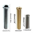 thumbnail image 3 of Wash Basin Copper Strainer Plug Screw Bolts Kitchen Sink Basket Strainer Waste Threaded Bolts Screw Easy to Replace, 3 of 4