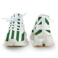 thumbnail image 4 of Aesthetic Leaf Green And White Vertical Walking Shoes for Men Woman Lightweight Tennis Fashion Elastic Sports Shoes Cushion Basketball Shoes, 4 of 7