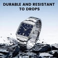 thumbnail image 2 of SKMEI Watches for Men Fashion Business Mens Watch Analog Quartz Big Face Luxury Classic Stainless Steel Waterproof Luminous Wristwatch, 2 of 8