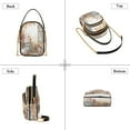 thumbnail image 4 of YAZAOO Cross Body Fashion Shoulder Waist Purse Bags Goats Eggs Autumn Leaves Barn Pocket Handbags, 4 of 7