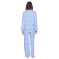 thumbnail image 4 of Casual Nights Women's Long Sleeve Rayon Button Down Pajama Set, 4 of 5