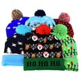 thumbnail image 2 of Sombreros de Navidad Suéter de Santa Elk Gorro de punto con Led Light Up patrón de dibujos animados Regalo de Navidad para niños Suministros de Año Nuevo Feliz Sencillez, 2 of 3