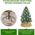 thumbnail image 3 of 27in Christmas Tree Collar, Hand-Woven Natural Wicker Christmas Tree Basket Base Beautiful Christmas Tree Base Cover for Christmas Decoration, 3 of 8