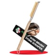 thumbnail image 1 of Cepillo para horno de pizza Senwosa de 22 pulgadas con raspador de piedra de acero inoxidable, 1 of 8