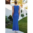 thumbnail image 5 of Arach&Cloz Women's Lightweight 2 Piece Sets Summer Vacation Button Top and Maxi Skirt Outfits 2025, 5 of 8
