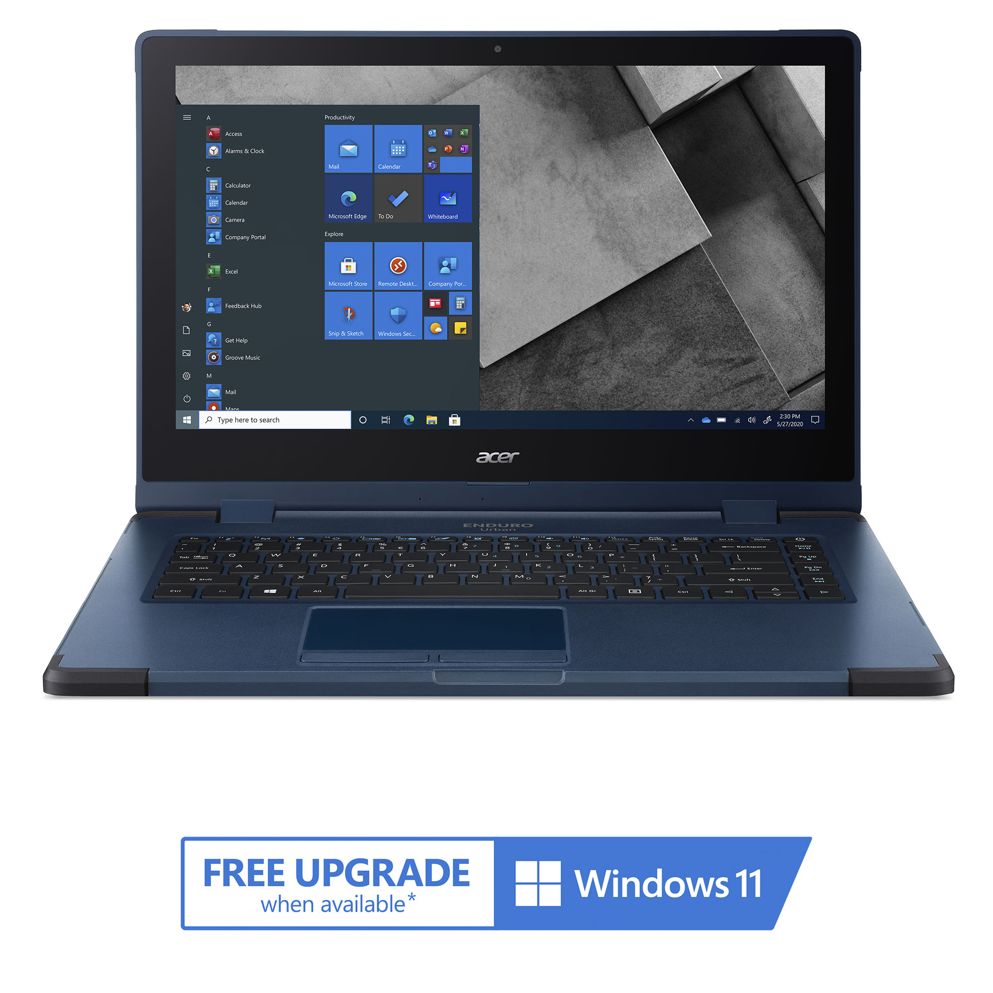 Acer Enduro Urban N3, 14" Full HD IPS, 11th Gen Intel Core i7-1165G7, 16GB DDR4, 1TB NVMe SSD, Denim Blue, Windows 10 Home, EUN314-51W-789F - image 2 of 8