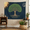 D, variant on XaaKee Tapestry Wall Hanging, Universal Foliage Divinity Esoteric Nature Print Design Large Wall Tapestry, High-Quality Polyester Fantasy Landscape Pattern Bedroom Tapestry, 60x40Inch