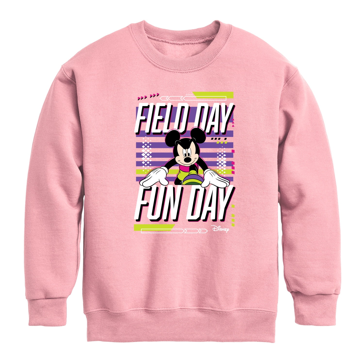 Disney Field Day Fun Day Toddler And Youth Crewneck Fleece