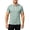Green, variant on Breathable Shirt for Running and Workout Solid Peak Lap Style Performance for Training T Shirt with Pocket for Men S