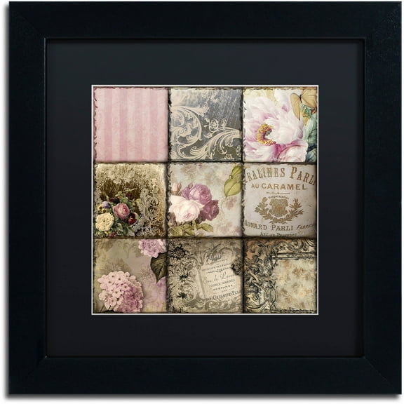 Trademark Fine Art "Viva La Paris I" Canvas Art by Color Bakery Black Matte, Black Frame