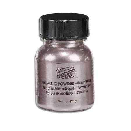 - Mehron Eyeshadow Loose Powder, Lavender Metallic Shimmer Makeup, 1 ounce