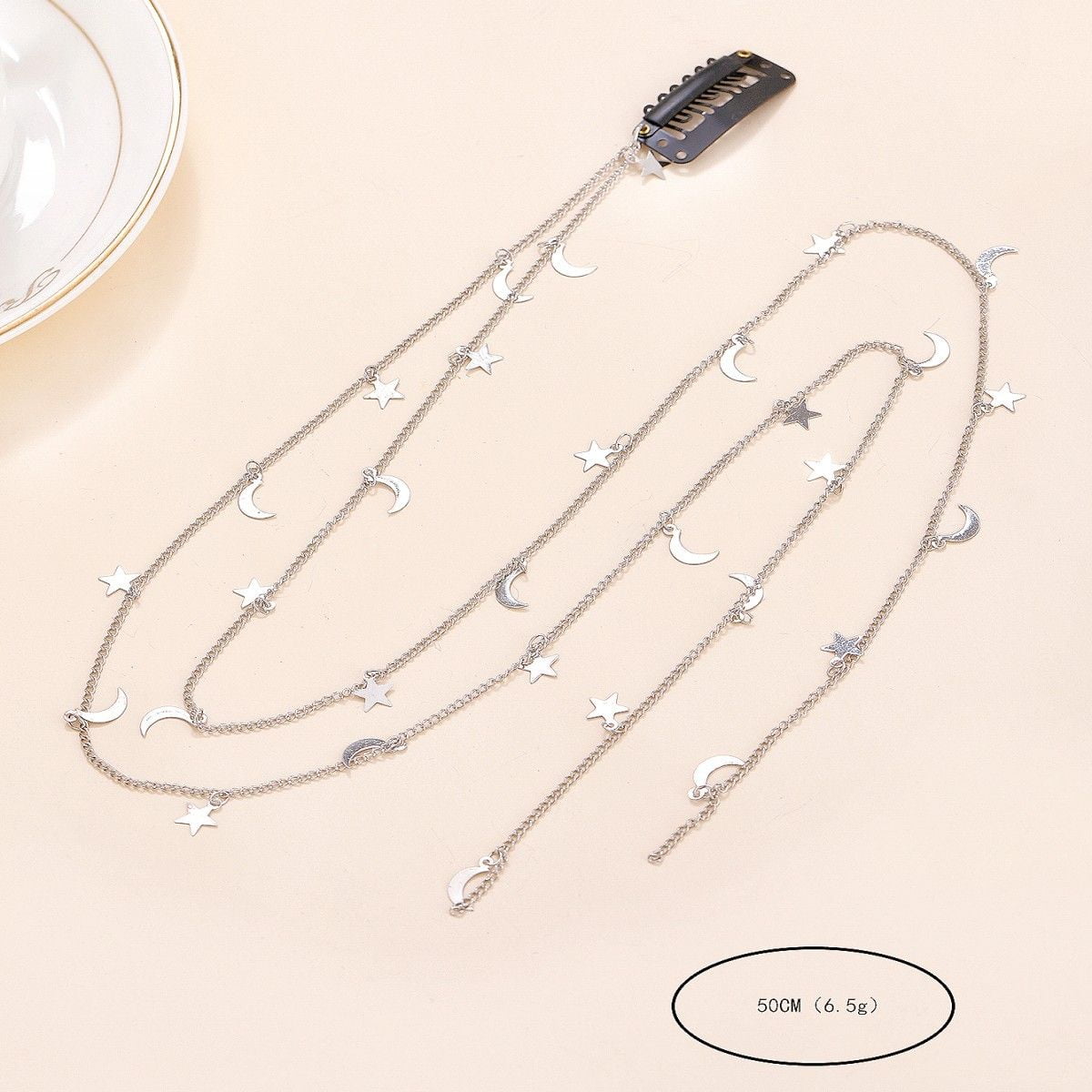 EKE Women’s Hair Clip Vintage Retro Back-Wear Elegant Hair Accessory with Fashion Texture