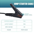 thumbnail image 3 of Con Conector de Clavija EC5, Cable de Salto de BateríA de Emergencia, Pinzas de Cocodrilo, Clip para Arrancador de BateríA de Coche, Puente de Pinza de Cocodrilo, 3 of 5