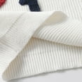 thumbnail image 7 of Gubotare Sweater for Baby Boys Boys Basic Sweater Long Sleeve Crew Neck Classic Knit Pullover Size 6 9 Months (White,6-9 Months), 7 of 7