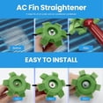 thumbnail image 4 of Air Conditioning Fin Cleaner Set, Air Conditioner Fin Comb Straightener Tool Complete Deep Clean Professional  for AC Maintenance, 4 of 7