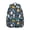 Blue-green-14, variant on Artistic Tiger Pattern Backpack for Student Jungle Animal Roar Print Bengal Stripes Wild Tribal Face Design for Student School Bookbag