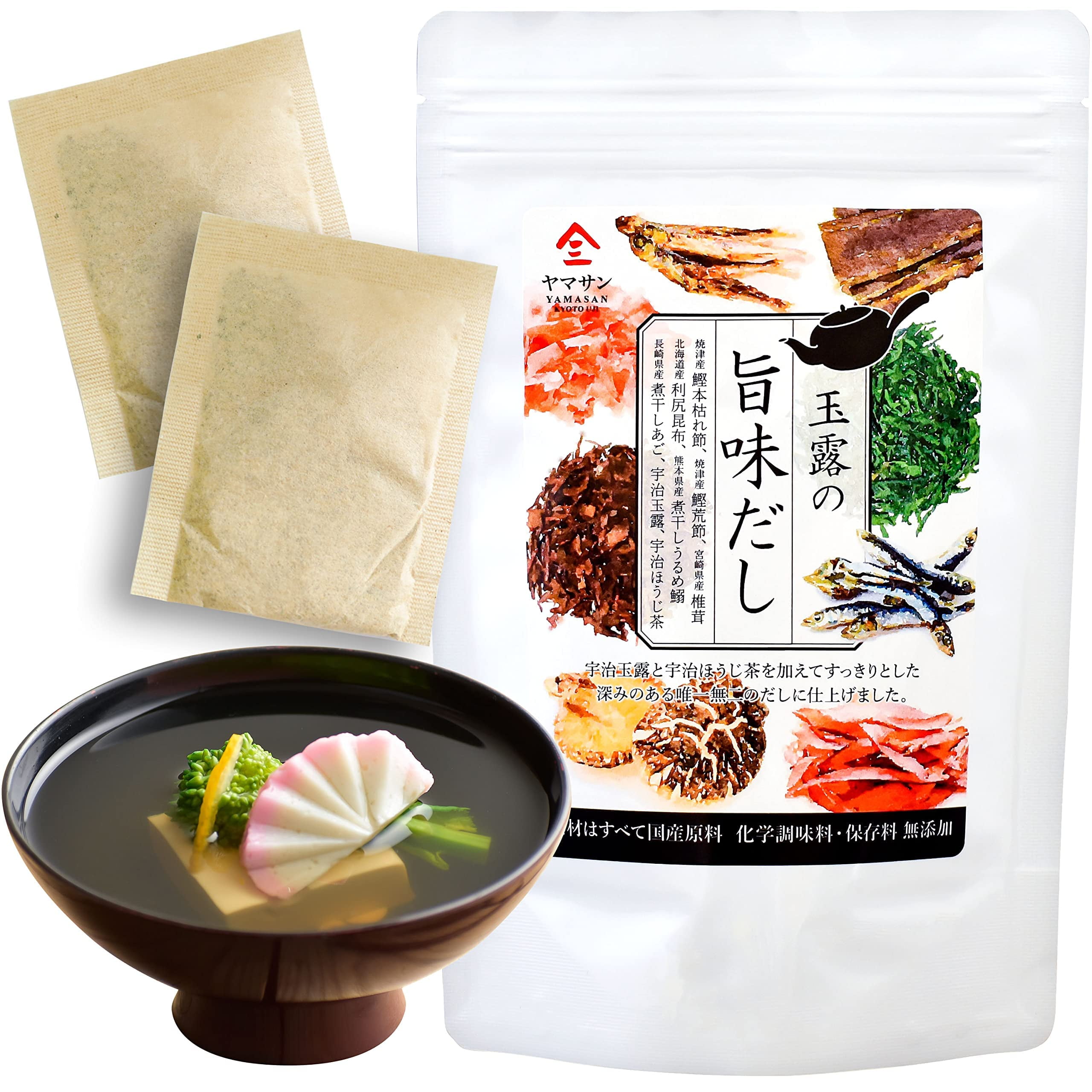 YAMASAN Dashi Stock (Dashi Broth, Dashi Packet), Umami Dashi Soup Stock