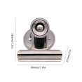 thumbnail image 5 of 12 Uds. Imanes Clips Fuertes para Nevera Clips Magnéticos Metal 38mm Ancho para Nevera, 5 of 5