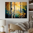 thumbnail image 2 of Designart Into A Golden Birch Forest V Canvas Wall Art, 2 of 5