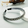 thumbnail image 1 of Diadema con cuentas tejidas a mano para el cabello Homing Hair Hoop, estilo barroco, esponja, accesorios simples para el cabello facial para mujer, 1 of 6
