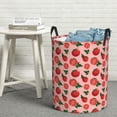 thumbnail image 6 of Fuzoiu Tomatoes Print Circular Hamper,Laundry Basket with Handle,Collapsible Laundry,Dirty Clothes Storage Basket,for Bedroom Bathroom Dorm Living Room-Medium, 6 of 6