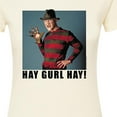 thumbnail image 3 of Nightmare on Elm Street - Hay Gurl Hay - Juniors Fitted Graphic T-Shirt, 3 of 5