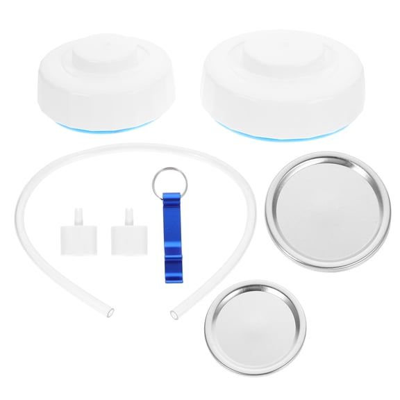 SEWCHICS White Vacuum Sealer Tool for Kitchen Use, Screw Jar Accessory for Food Storage and Preservation