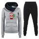 thumbnail image 1 of Puntoco Conjunto de dos piezas de suéter y pantalones estampados de manga larga con capucha y cuello redondo para mujer Puntoco Puntoco-4582, 1 of 2