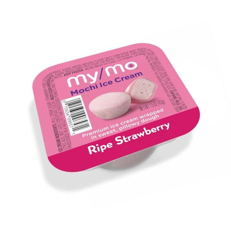 My Mochi Japanese Ice Cream - Creamy Ripe Strawberry Flavor, 1.5