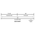 thumbnail image 3 of Exclusive Home Vine 1" Curtain Rod and Finial Set, Distressed White, Adjustable 36"-72", 3 of 5
