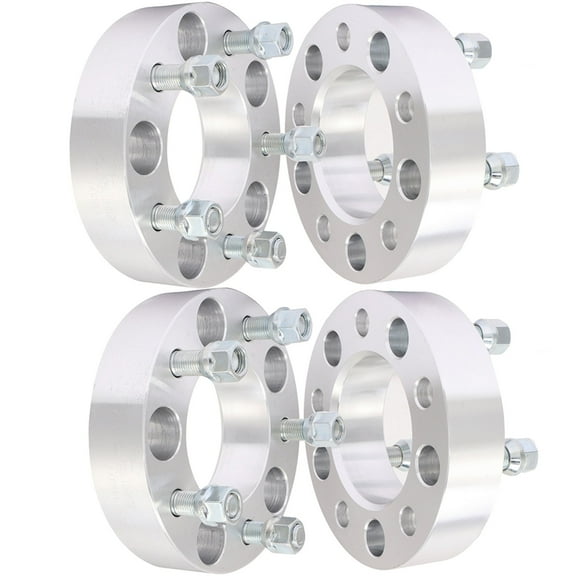 SCITOO 4X 1.5 inch 38mm 5X5 to 5X5 Wheel Spacers Adapters 5X127mm to 5X127mm 87.1mm Hub Bore 5 Lug 14x1.5 Studs for Che-vy for GMC C1500 Suburban Yukon Tahoe Fits select: 1992-1997 CHEVROLET GMT-400