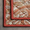 thumbnail image 2 of Maison d' Hermine Amarante 100% Cotton Set of 2 Pot Holders with Loop Heat Resistant for BBQ | Cooking | Baking | Grilling | Microwave | Barbecue | (8 Inch by 8 Inch)., 2 of 3