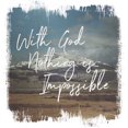 thumbnail image 2 of Gango Home Decor Contemporary Wild Wishes I With God & II Live by Faith by Laura Marshall (Ready to Hang); Two 12x12in Distressed Framed Prints, 2 of 5