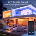 thumbnail image 3 of THTGDW-E12 Smart LED Light Bulb, Dimmable Candelabra Light Work with HomeKit, Alexa, Google Home 6W (60W Equiv.) RGBCW 16 Million Color Changing Chandelier Candle Bulb (White), 3 of 4