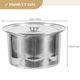 thumbnail image 2 of FELTECHELECTR 2Jgo De Condimentos De Metal Plateado Para Guardar Sal, Pimienta Y En Cocina, 2 of 7