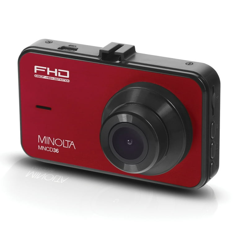 MNCD350X 2-Channel 1080p Dash Camera w/2.7 LCD & Interior Camera