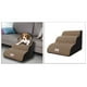 thumbnail image 5 of Escaleras para mascotas, extraíbles, de viaje, con cremallera, funda extraíble, antideslizantes, suministros para mascotas Marrón claro, 5 of 9