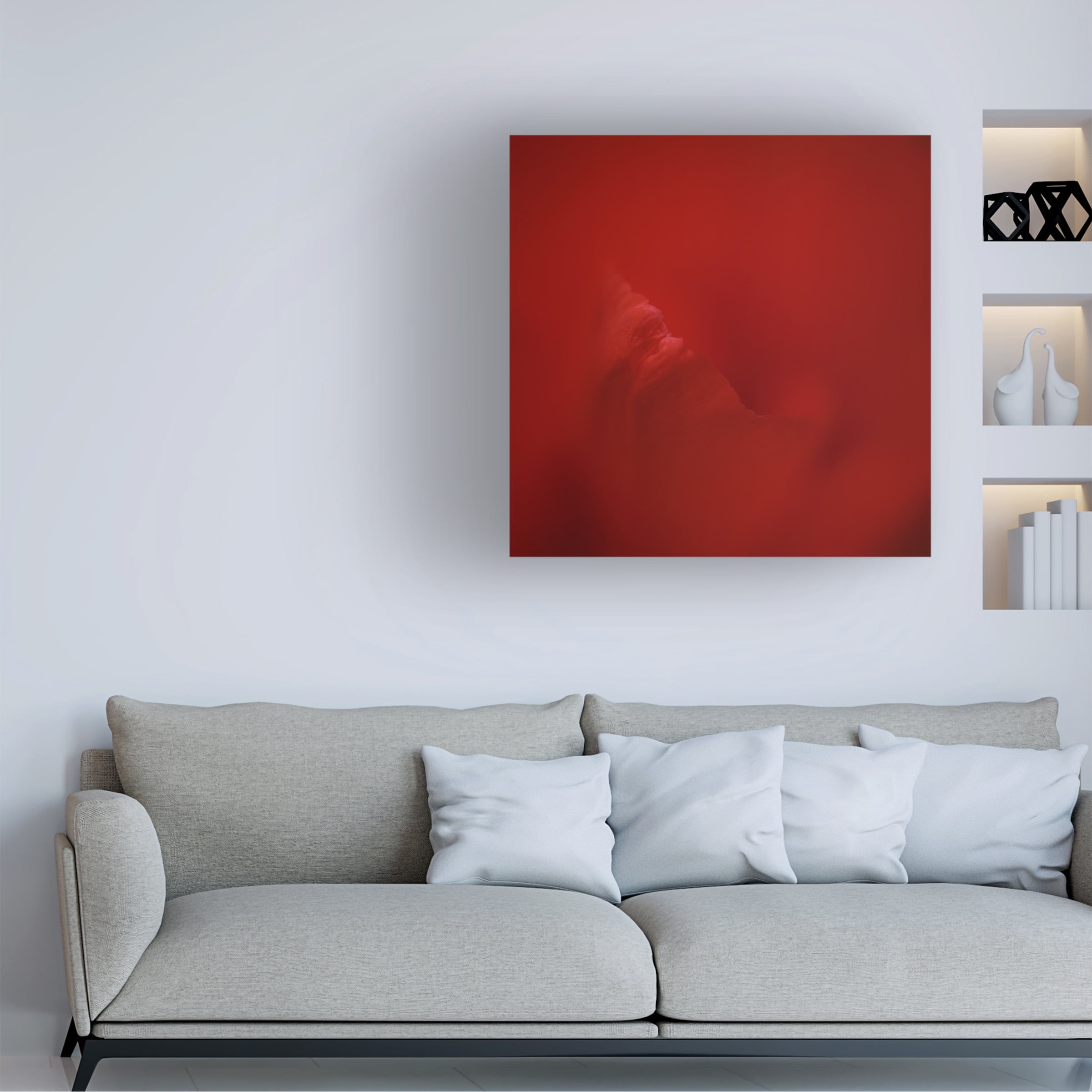 Lotte Gronkjar 'All Red' Canvas Art