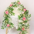 thumbnail image 1 of Flores artificiales de ratán para decoración del hogar y bodas. Flores de ratán simuladas. Arreglos florales de ratán para mesas. Venta al por mayor de flores de ratán., 1 of 7