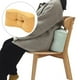 thumbnail image 3 of Almohada de soporte para asiento de automóvil Yotijar Almohada de apoyo lumbar Amarillo, 3 of 7