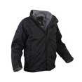 thumbnail image 2 of Rothco All Weather 3 in 1 Jacket, Black, XX-Large, 2 of 2