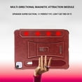 thumbnail image 5 of Dteck Business Case for iPad Air 11 Inch M3/M2 (2025/2024), Strong Magnetic Auto Sleep Shockproof Case with Absorbing Multi-Angles Stand, Pen Holder, Card Slot, Red, 5 of 8